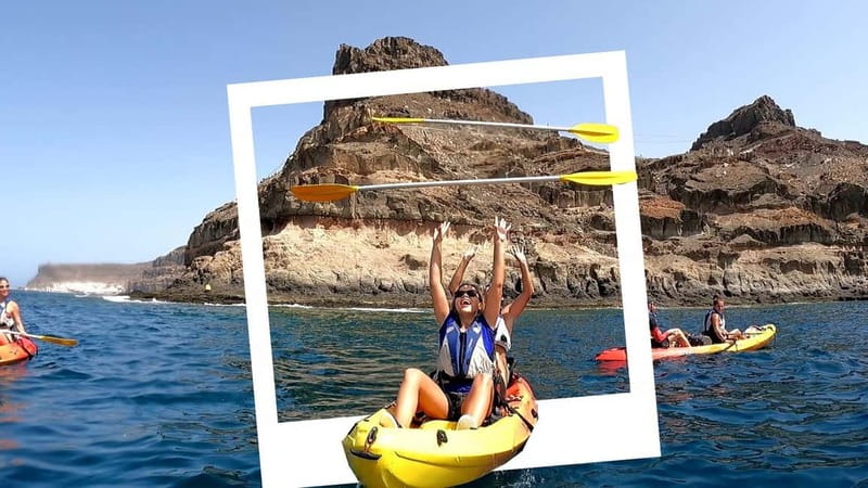 Puerto Mogán: Guided Adventure Kayak Tour in Caves & Snorkel - Starting Point at Taurito Beach in Gran Canaria
