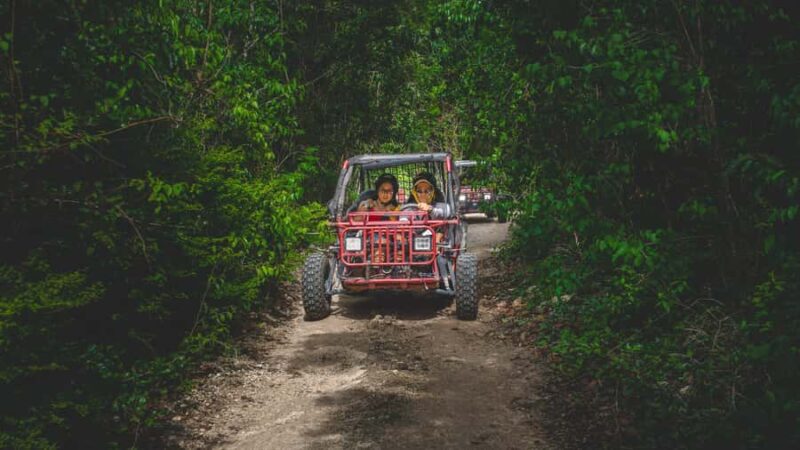 Puerto Morelos: Double adventure in buggy and ATV with zip lines and two cenotes - Key Points