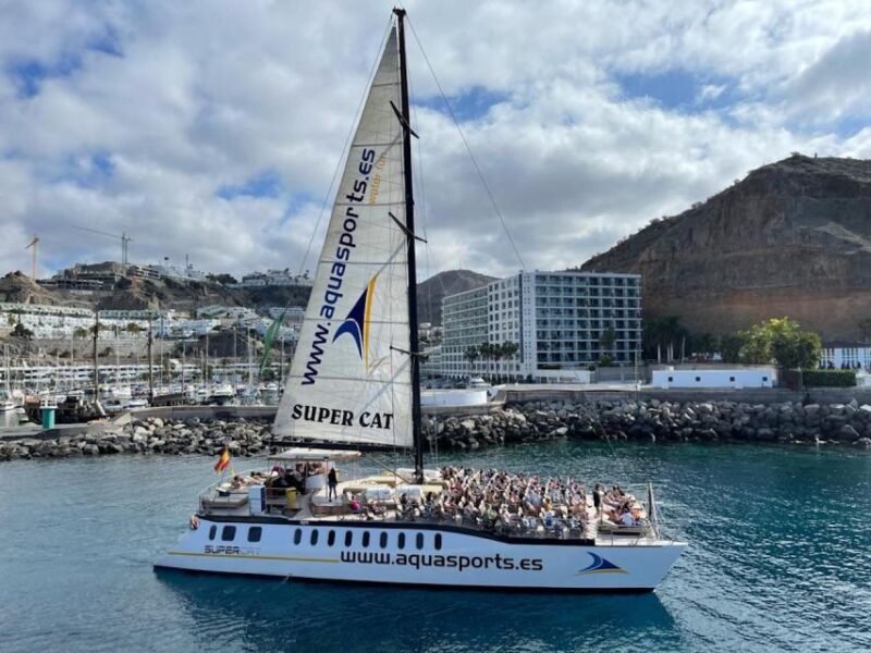 Puerto Rico de Gran Canaria: Premium Dolphin Catamaran Tour - Water Activities and Onboard Amenities