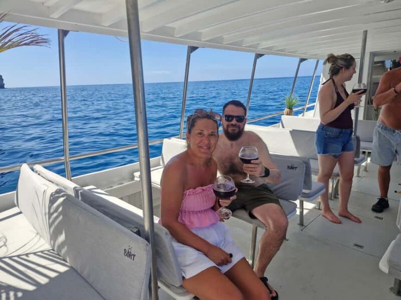 Puerto Rico, Gran Canaria: boat trip, drinks, food, paddle surfing, snorkeling. - The highlight: Snorkeling at Playa del Perchel and the Cueva del Agua