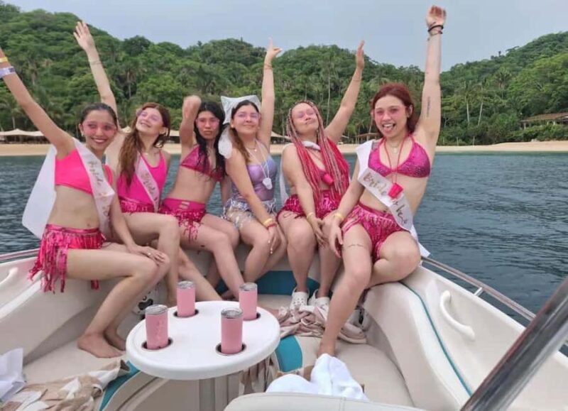 Puerto Vallarta: Bachelorette Yacht Tour of Iconic Beaches - Custom Cocktails and Decorations on Board