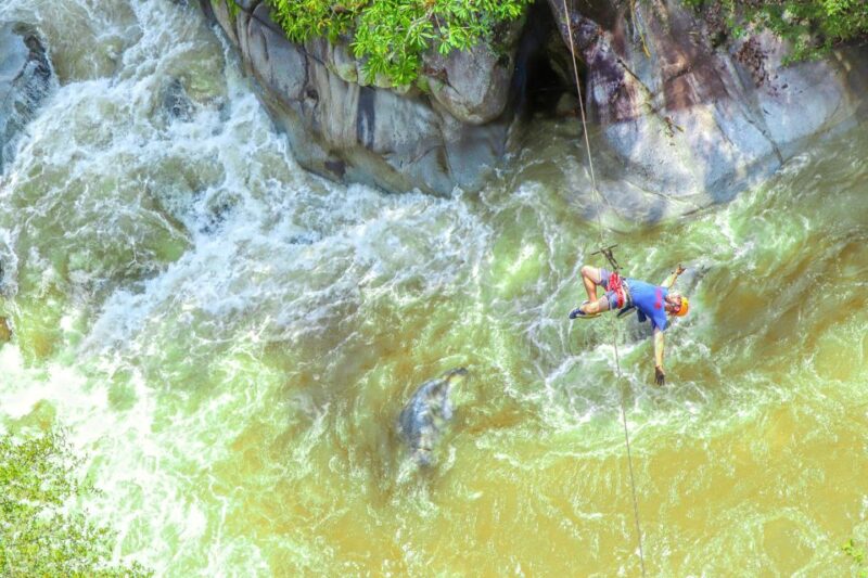 Puerto Vallarta: Canopy Tour with Zipline and Speedboat Ride - River Swimming, Water Slides, and River Beach Relaxation