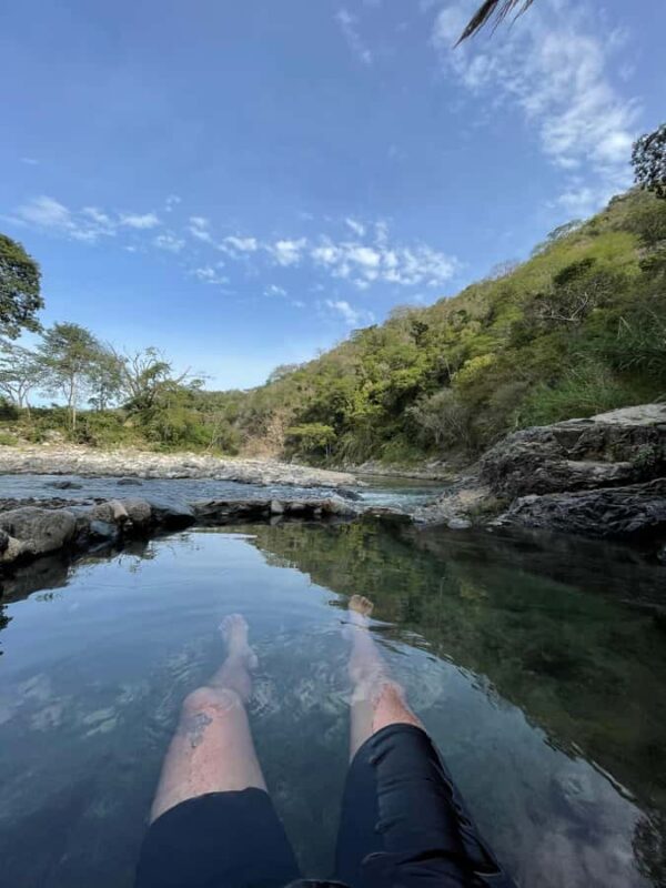 Puerto Vallarta: Hiking to Secret Mountain Hot Springs - Crossing the River on a Short Trail