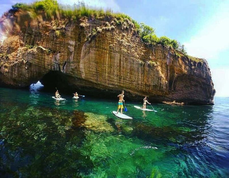 Puerto Vallarta: Los Arcos Paddleboarding & Snorkeling Tour - Paddleboarding Through the Tunnels of Los Arcos