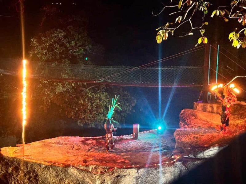 Puerto Vallarta: Night Zipline, Dinner, & Show with Pickup - The Night Zipline Over the Jungle and Los Horcones River