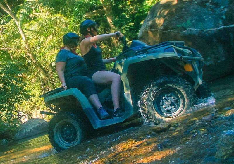 Puerto Vallarta: Predator ATV & Tequila Tour - Enjoying a Meal and Tropical Drinks at El Edén