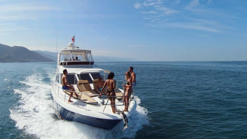 Puerto Vallarta: Sunset Cruise Aboard a Luxury Yacht-private - Enjoying the Open Bar and Hors d’Oeuvres During the Cruise