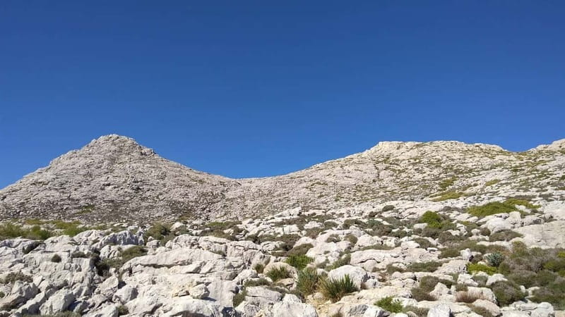 Puig Massanella , the highest accessible summit on Mallorca - Unique Landscape Features: Karst Limestone Terrain