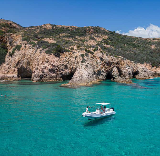 Pula and Chia seen from the sea: boat tour with skipper and snorkeling - Departing from Marina di Perde Sali for an Exclusive Sardinian Sea Adventure