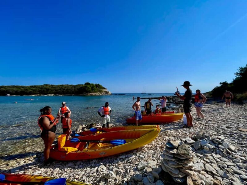 Pula: Cave, Canyon and Island Kayak Tour Snorkel&Explore - Key Points