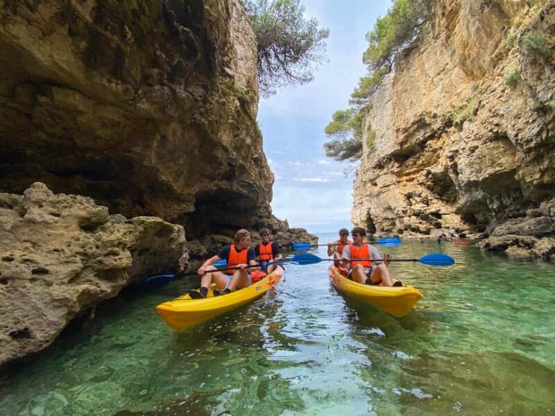 Pula: Cave Kayak Tour, Snorkeling and Island Jumping - Cliff Jumping and Free Time on Frakeri Island