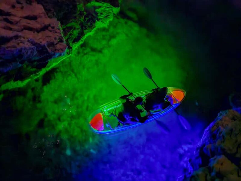 Pula: Istria Cave LED Illuminated Kayak Tour by Night - Key Points