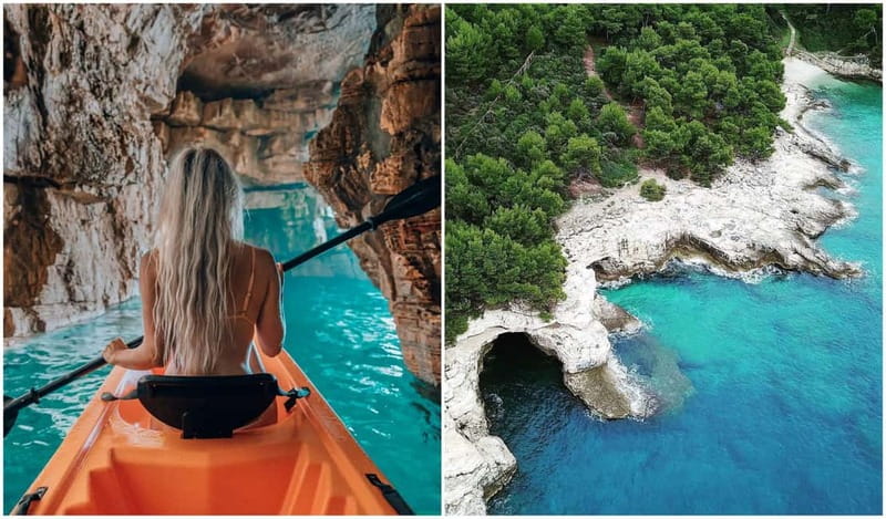 Pula: kayak tour, Seagulls rocks, military zone, snorkeling - Exploring the Highest Rocks and Seagulls Rocks