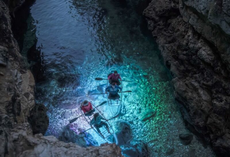 Pula: Night-Time Sea Kayaking Tour in Transparent Kayak - Tour Duration and Pacing