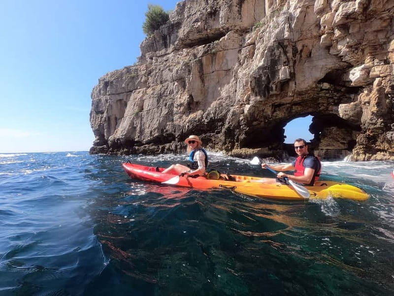 Pula: Sea Adventure  Boat, Kayak, Snorkeling & Cliff Jumps - Underwater Snorkeling with Full Gear Provided