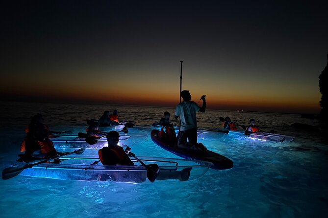 Pula: Sunset/Night-time Illuminated Transparent Kayak Tour - Exploring the Illuminated Waters and Marine Life