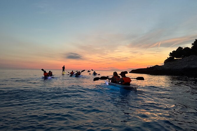 Pula: Sunset/Night-time Illuminated Transparent Kayak Tour - Safety and Weather Considerations