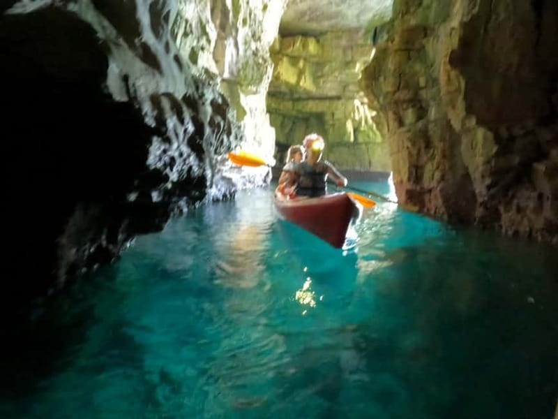 Pula:Kayak Tour-Cliff jumping,snorkeling&free GoPro pictures - Pula Kayak Tour with Cliff Jumping, Snorkeling, and Free GoPro Photos: An Exciting Coastal Adventure