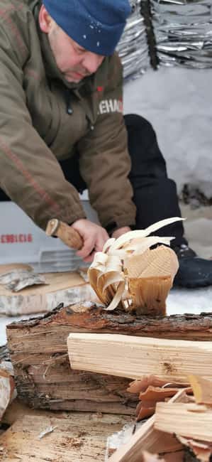 Pyhätunturi: Arctic Bushcraft Skills - Fire-Making Without Matches or Lighters