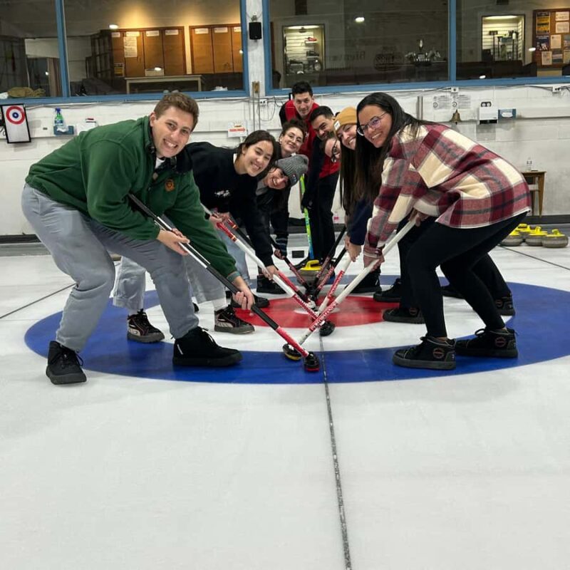 Quebec City Curling Experience with instructor and equipment - Playing a Friendly Match on the Ice