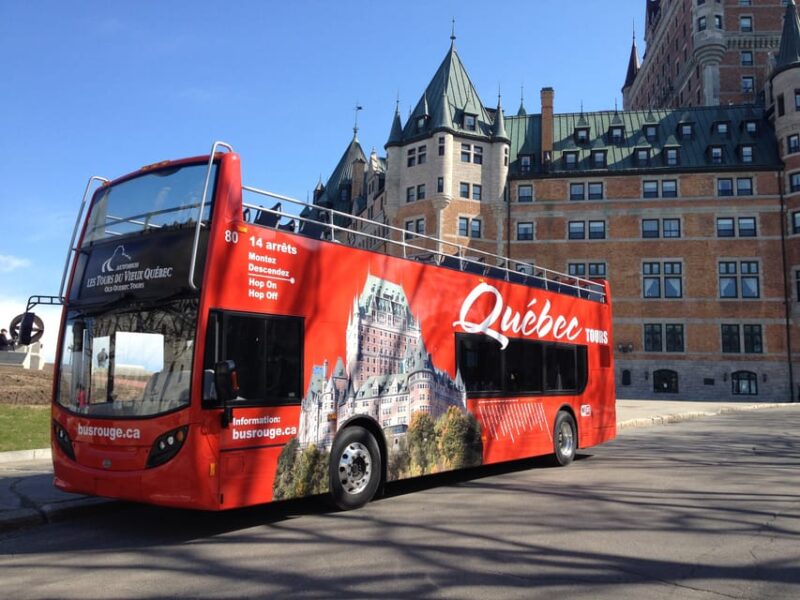 Quebec City: Hop-on Hop-off Open-Top Double Decker Bus Tour - Discovering the 15 Key Stops and What You’ll Find