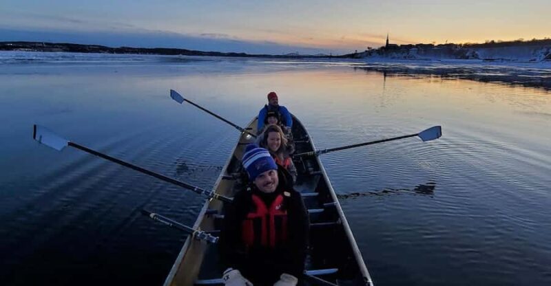 Quebec City: Sunset Ice Canoe Experience with Sauna - Starting the Adventure at Anse-au-Foulon