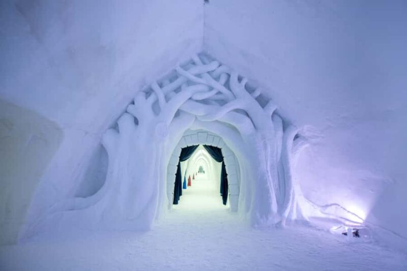 Quebec Ice Hotel Entrance Ticket with Transportation - Inside the Quebec Ice Hotel: Themed Rooms and Ice Sculptures