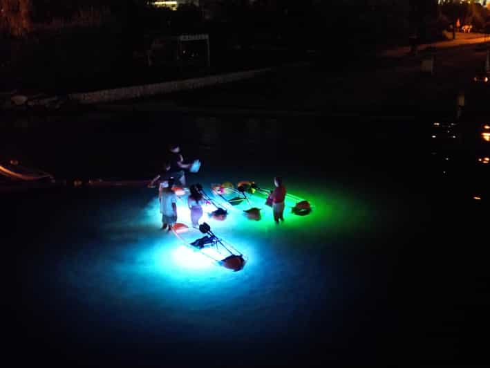 Rab: Night adventures illuminated transparent kayaks - Discover the Unique Night Kayaking Adventure at Lopar, Rab