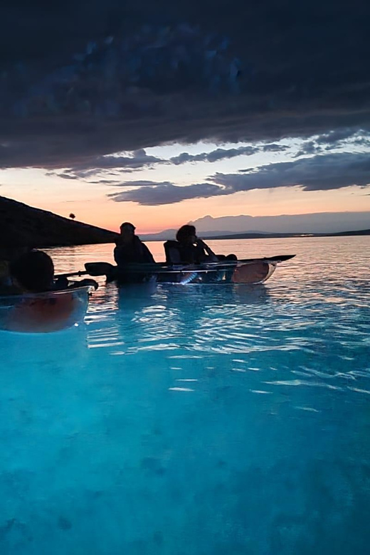 Rab: Night adventures illuminated transparent kayaks - Key Points