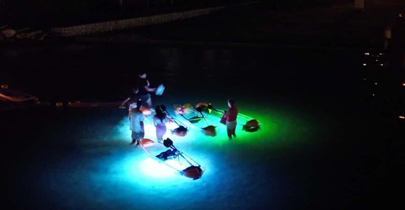 Rab: Night adventures illuminated transparent kayaks - The Magic of LED-Powered Transparent Kayaks