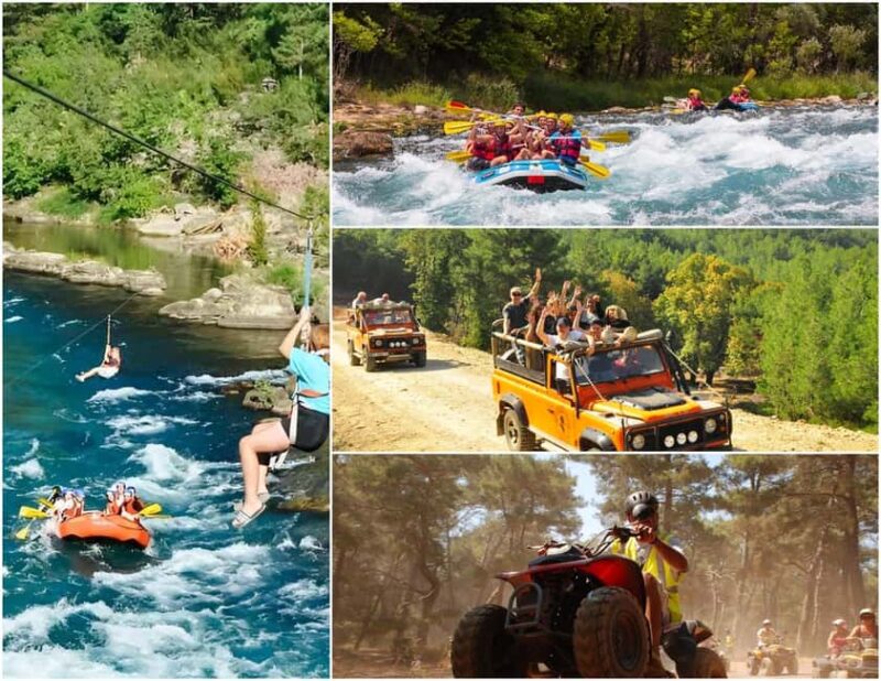 Rafting Adventure w/Optional Extreme Activities From Antalya - Starting from Antalya to the Köprülü Canyon