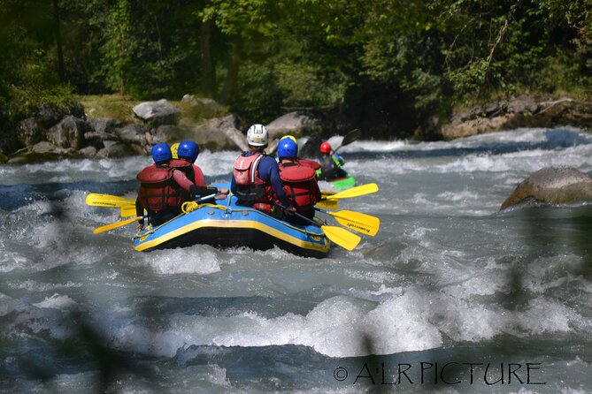 Rafting at the foot of Mont Blanc in Chamonix - The Route Crossing Chamonix Village and Glaciers