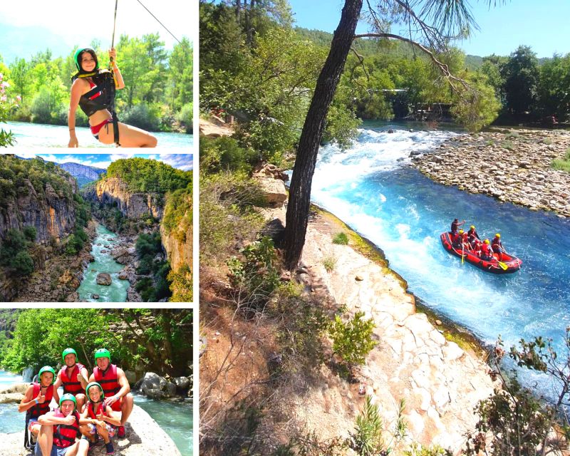 Rafting, Canyoning & Zipline, : 3-in-1 Adrenaline Tour - Rafting Along the Historic Köprüçay River