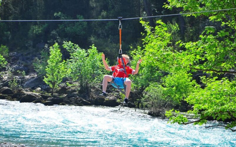 Rafting, Canyoning & Zipline, : 3-in-1 Adrenaline Tour - Ziplining Over the River and Canyon