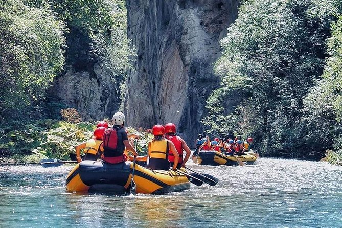 Rafting experience in the Nera or Corno Rivers in Umbria near Spoleto - The Rafting Route on the Black River and Corno River