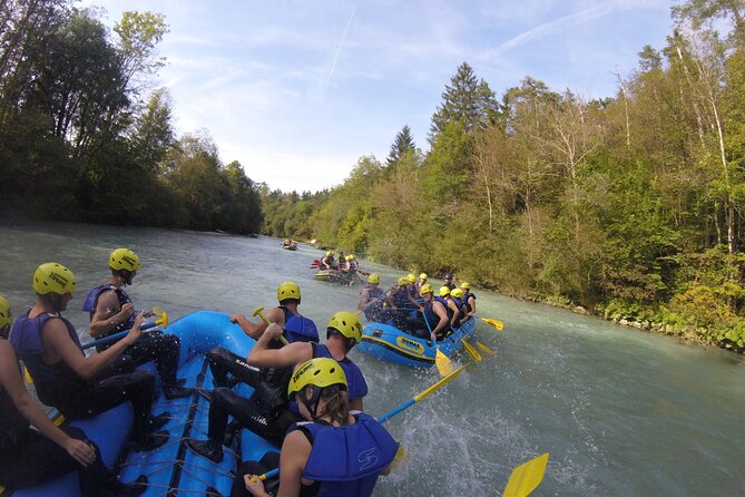 rafting on sava river in bled slovenia, the best rafting trip in the area - Starting Point in Radovljica and Convenient Pickup