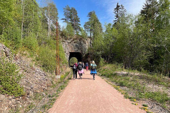 Railway walk along Old Drammen Line - Key Points