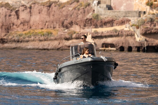 Ranieri Soverato Boat Rental in Santorini -License free- Be a Captain for a day - Practical Details: Meeting Point and Booking