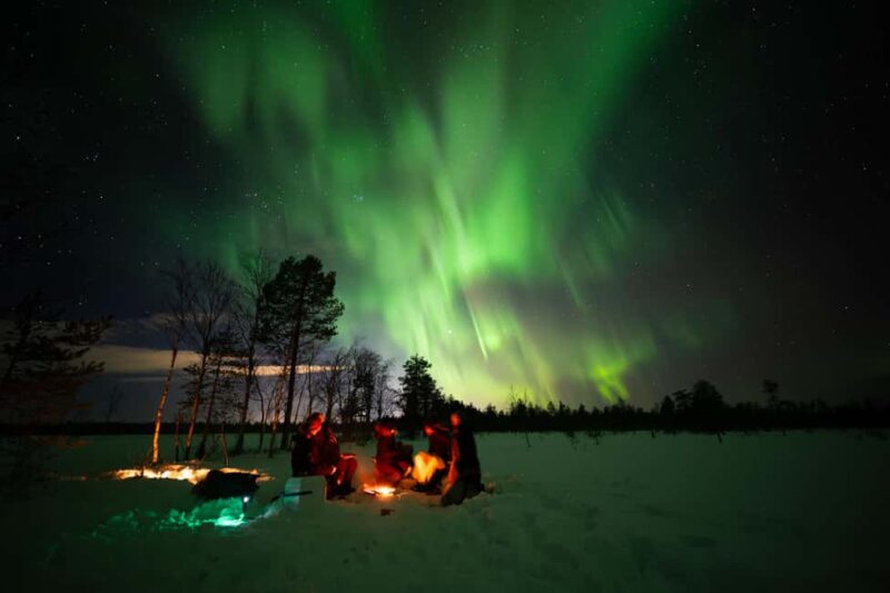 Ranua: Northern Lights tour with Campfire Meal & Pro Camera - Practicalities: Weather, Clothing, and Group Size