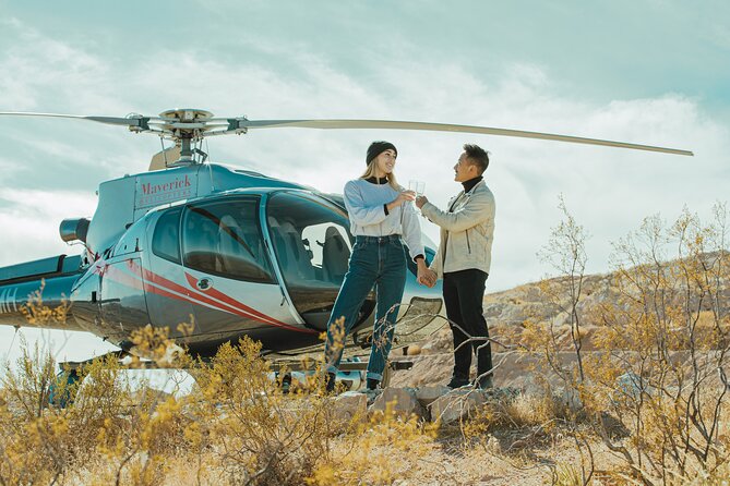 Red Rock Canyon Helicopter Tour with Landing and Champagne Toast - Easy Logistics with Hotel Pickup and Drop-off