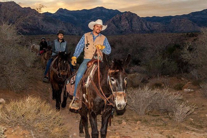 Red Rock Canyon Sunset Horseback Ride and Barbeque Dinner - Scenic Red Rock Canyon Trail with Expert Guides