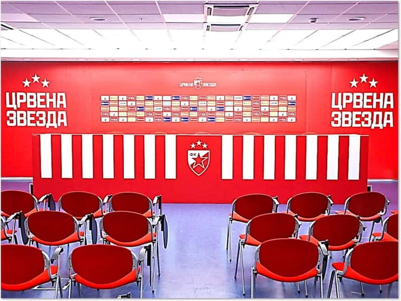 Red Star Football Club Stadium Tour Ticket - Visiting the Red Star TV Studio and Media Center