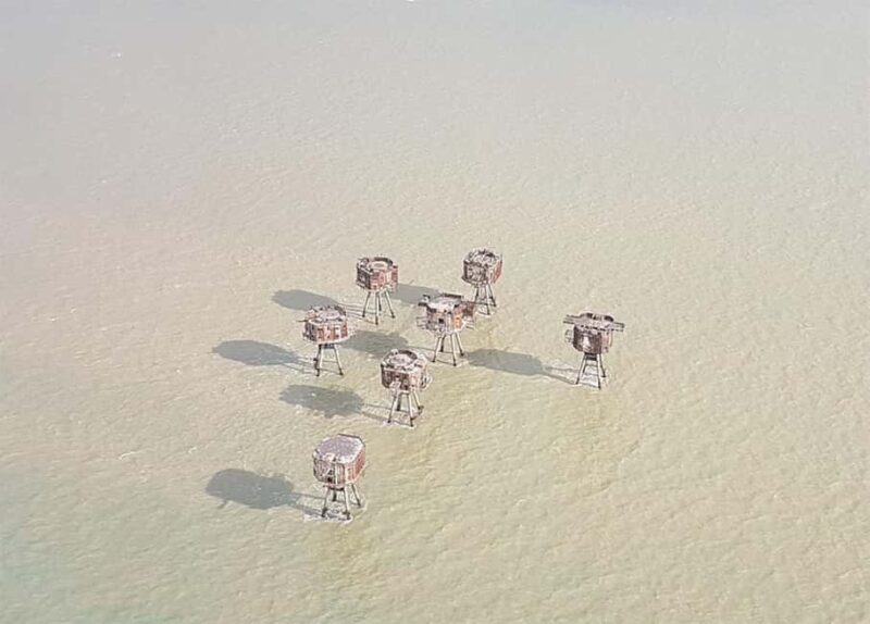 Redhill: 1-Hr Thames & Medway Estuary Helicopter Tour for 3 - Over the Thames and the Thames Barrier