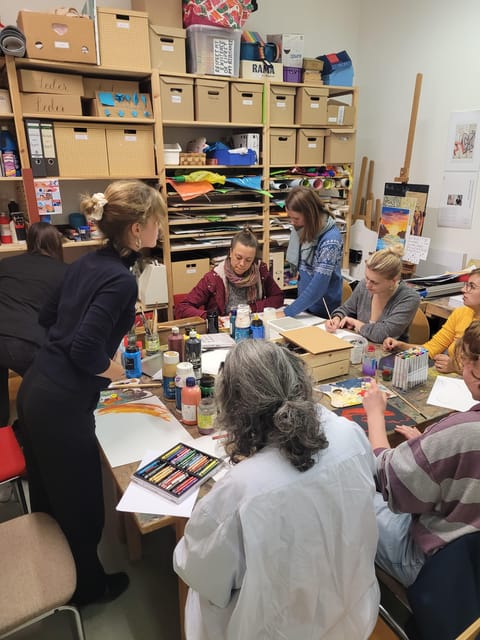 Regensburg: Intuitive painting incl. meditation - Relax and Create in Regensburg: Intuitive Painting and Meditation for $79