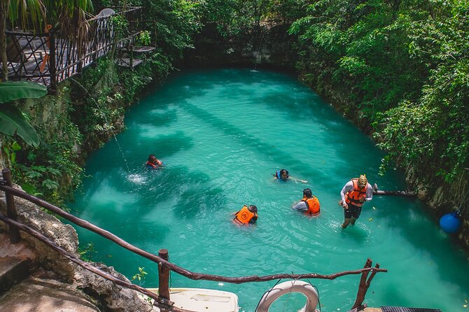 Relaxation activity in two cenotes with food included. - Convenient Transportation and Meeting Details