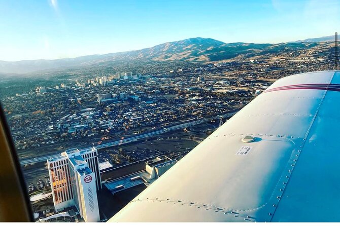 Reno/Tahoe Airplane Flight - An Exciting Flight Over Lake Tahoe and Reno with Professional Pilots