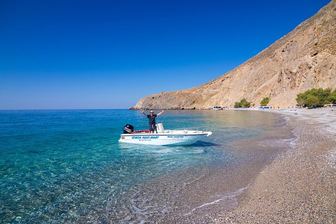 RENT A BOAT 5,5m - 30hp LICENSE FREE Chora Sfakion, Sfakia - Who Will Enjoy This Boat Rental?