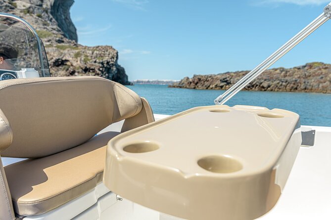 Rent a Boat in Santorini with Free License - All the Comforts You Need for a Day at Sea