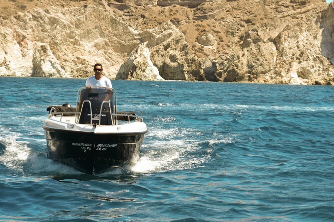 Rent a Boat with 30/50hp Engine in Santorini without a License - Frequently Asked Questions