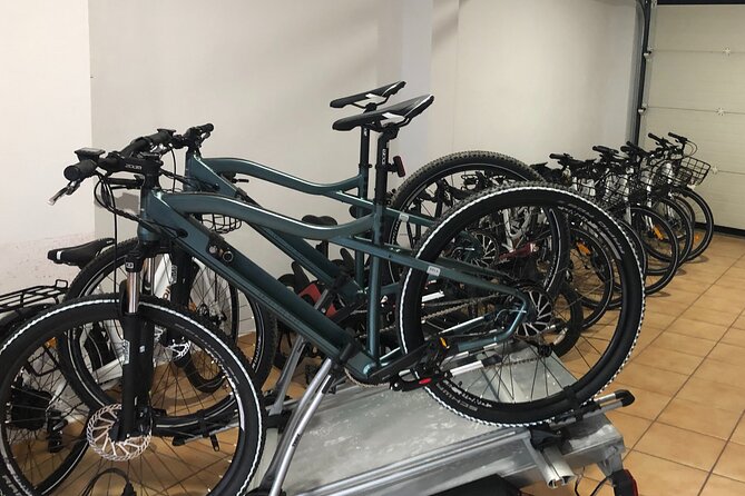 Rental of electric bicycles, personalized routes guided by GPS - Visiting the Contemporary Art Museum of Vilafamés